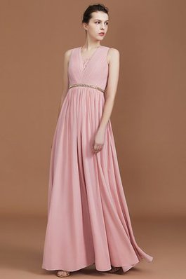 Robe demoiselle d'honneur avec chiffon ligne a angélique longueur au ras du sol naturel