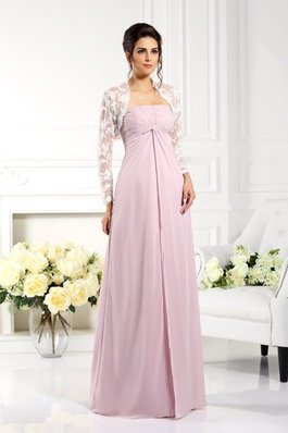 Robe mère de mariée longue de princesse en chiffon de bustier fermeutre eclair