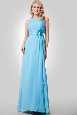 Robe demoiselle d'honneur distinguee simple avec chiffon ligne a