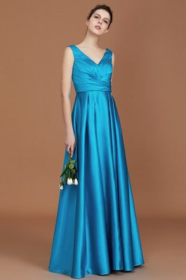 Robe demoiselle d'honneur de lotus spécial en satin de princesse jusqu'au sol