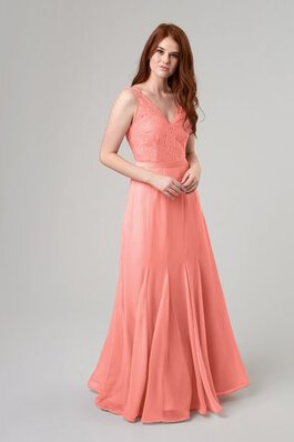 Robe demoiselle d'honneur haute qualité avec sans manches romantique formelle longue