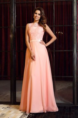 Robe de bal longue de traîne courte appliques de princesse en chiffon