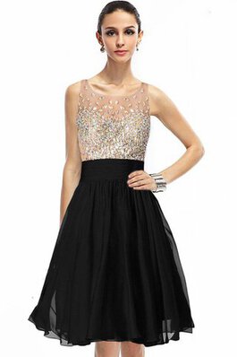 Robe fête de la rentrée brillant facile manche nulle ligne a avec chiffon