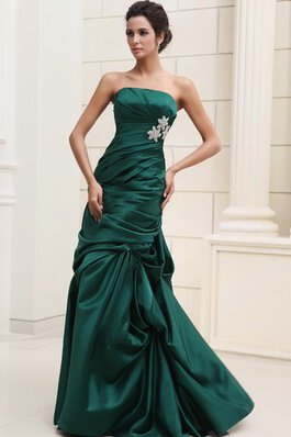 Robe de soirée jolie de lotus de bustier ornée ruché