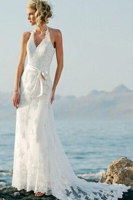 Robe de mariée delicat nature simple avec sans manches collant