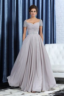 Robe mère de mariée longue ligne a col en forme de cœur avec zip avec chiffon