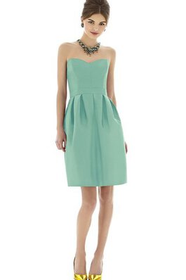 Robe demoiselle d'honneur facile avec zip de bustier