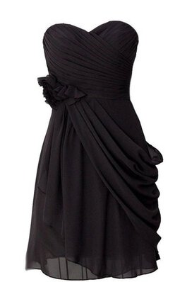 Empire Taille A Linie Chiffon mini Cocktailkleid mit Reißverschluss