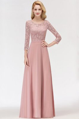 Robe de bal avec chiffon accrocheur avec ruban romantique longue