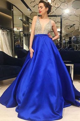 Robe de soirée enchanteur de princesse manche nulle de traîne courte ligne a