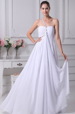 Abito da Sposa Cuore con Increspato All Aperto Conotta monospalla sensuale