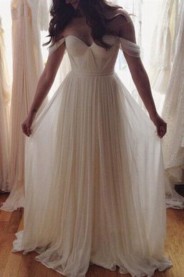 Robe de mariée facile de princesse au bord de la mer manche nulle avec chiffon