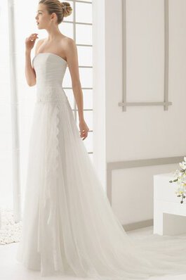 Robe de mariée femme branché humble brodé sans empire en dentelle