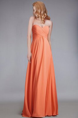 Sencillo Vestido de Dama de Honor de Imperio de Volantes Adorno de Espalda Descubierta
