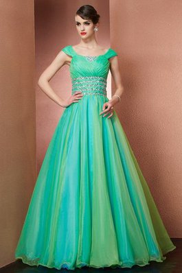 Robe de quinceanera de mode de bal epaule nue en satin cordon avec perle