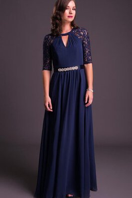 Robe de bal humble a-ligne avec perle fermeutre eclair ceinture