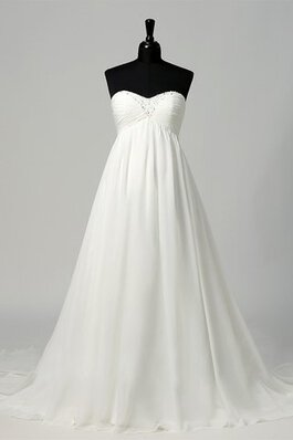 Robe de mariée salle interne grosses soldes a-ligne longue simple