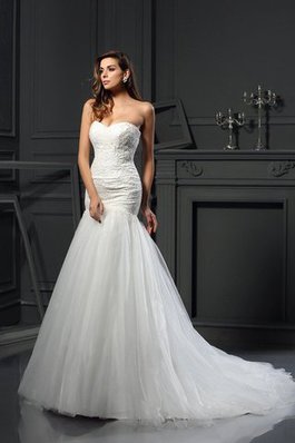 Elegante Vestido de Novia de Corte Sirena de Imperio Cintura de Largo