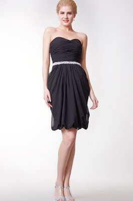 Informal&Casual Vestido de Dama de Honor de Escote Corazón de Espalda Descubierta