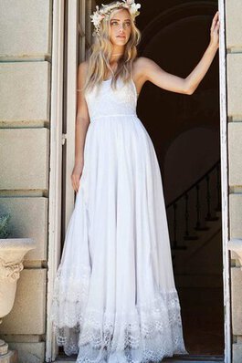 Informal&Casual Vestido de Novia de Encaje Adorno de Sin mangas de Hasta el suelo