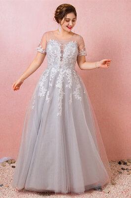 Robe de bal mignonne appliques longue solennel romantique