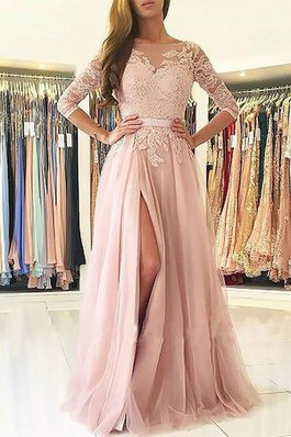 Robe de bal de princesse textile en tulle appliques voyant naturel