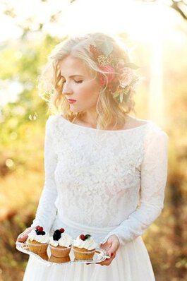 Modesto Vestido de Novia de Corte Recto en Encaje de Playa de Espalda Descubierta