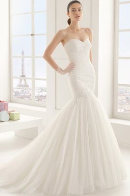 Abito da Sposa Cerniera moda Cuore Elegante Romantico Senza Vita