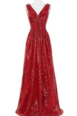 Spitze Schaufel-Ausschnitt normale Taille V-Ausschnitt bodenlanges mini Brautjungfernkleid