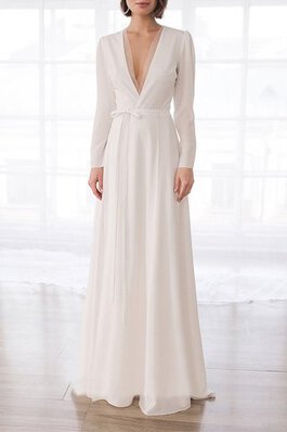 Robe de mariée en chiffon charme avec zip facile majestueux