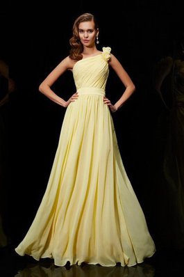Prinzessin Ärmellos Empire Taille A-Linie Brautjungfernkleid aus Chiffon