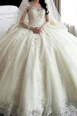 Formal Vestido de Novia de Gran venta de Hasta el suelo de Apliques