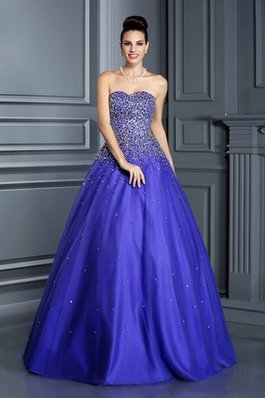 Robe de quinceanera longue jusqu'au sol avec lacets de col en cœur de mode de bal