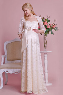 Robe de mariée distinctif ceinture serieuse formelle longue