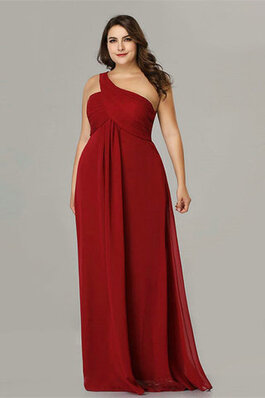 Robe de bal en chiffon ruchés longs en satin extensible étourdissant longue