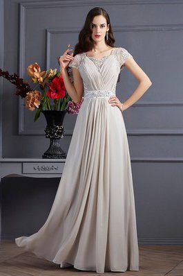 Robe de bal naturel longue longueur au ras du sol de princesse fermeutre eclair