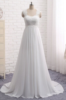 Robe de mariée merveilleux lache longueur au ras du sol manche nulle longue