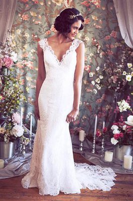 Robe de mariée sexy chic plissé avec manche épeules enveloppants avec bouton