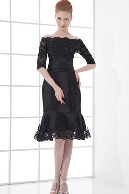 Robe de graduation intemporel festonné luxueux a-ligne ruché