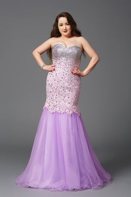 Robe de bal sexy longue de sirène lache avec perle