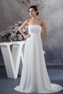 Robe de mariée sobre nature simple de bustier cordon