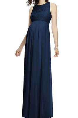 Robe demoiselle d'honneur collant avec chiffon avec sans manches longueur au ras du sol