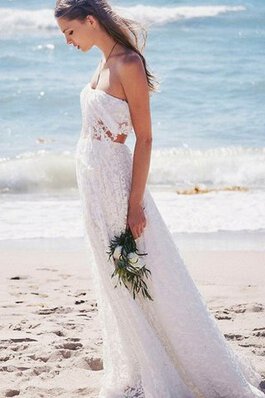 Robe de mariée facile romantique a plage 2 pice a-ligne