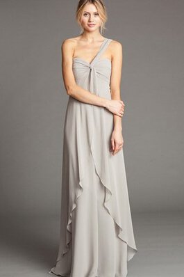 Robe demoiselle d'honneur nature ouverture frontale au drapée manche nulle ligne a