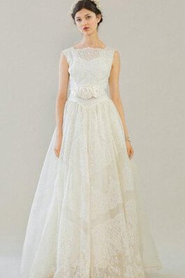 Robe de mariée romantique formelle modeste avec zip avec sans manches