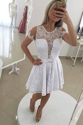 Robe douce seize nature romantique chic simple avec manche courte