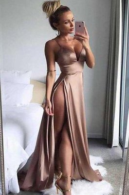 Robe de bal ligne a avec sans manches jusqu'au sol enchanteur naturel