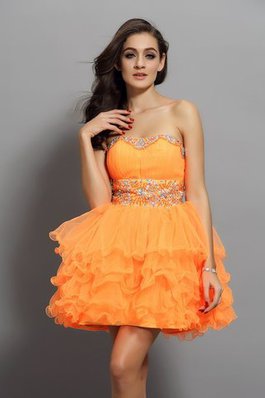 Abito da Cocktail Sexy Cuore Principessa Formale A-Line