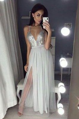 Vestido de Fiesta de Corte princesa de Encantador de Abalorio de Volantes Adorno