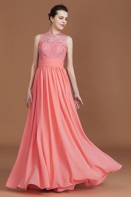 Robe demoiselle d'honneur de princesse captivant avec chiffon a-ligne avec zip